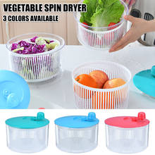 Spinner de plástico para ensalada, escurridor secador de hojas y lechuga, cesta limpia para lavar frutas, el mejor precio 2024 - compra barato