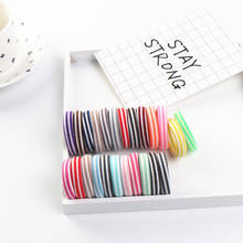 New 6PCS/Lot Girls Candy Colors Nylon 3CM Rubber Bands Children Safe Elastic Hair Bands Ponytail Holder Kids Hair Accessories 2024 - buy cheap