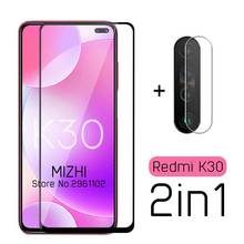 Vidro temperado 2 em 1 para xiaomi redmi k30, protetor das lentes das câmeras traseiras 2024 - compre barato