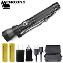 fengxingZ401285 XHP70.2 3900lm high powerful LED flashlight torch rechargeable light 18650 & 26650 Battery XHP50 Lantern 2024 - buy cheap