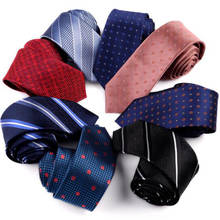 New 6cm Men's Leisure Silk Skinny Tie Colorful Fashion Striped Folral Plaid Slim Necktie Suit Business Wedding Party Formal Ties 2024 - buy cheap