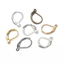 10pcs 10*16mm Copper Hypoallergenic Rose Gold French Earring Hooks Wire Ear Clasps Settings Base for DIY Jewelry Making 2024 - buy cheap