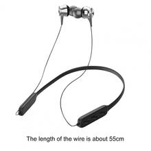 Bluetooth Earphone Lightweight Noise Reduction PVC Magnetic Neckband Headset Portable Audio and Video Accessories 2024 - buy cheap