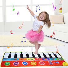 148 x 60cm Big Size Musical Mat Baby Piano Play Mat Instrument Voices Game Piano Carpet Early Educational Toys for Kids Gift 2024 - buy cheap
