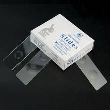 50PCS Reusable Laboratorial Double Concave Microscope Blank Glass slides 25.4*76.2mm 2024 - buy cheap