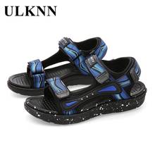 ULKNN Children's Sandals Boy's Balck Beach Shoes Wholesale Kid's Camouflage Tide Boys' Shoes In Summer 2021 Bbay Shoe Student 2024 - buy cheap