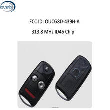 3 Button Remote Key Fob 313.8MHz ID46 Chip for Acura TL 2007-2008 FCC ID: OUCG8D-439H-A 2024 - buy cheap