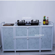 Armario de Montaje Simple para cocina, base de almacenamiento, mesa lateral multifuncional, aparador de aleación de aluminio, 65 2024 - compra barato