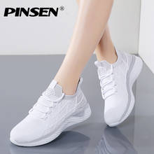 PINSEN 2022 New Fashion Women Shoes Breathable Mesh Casual Summer Shoes Comfortable Lace-up Sneakers Women zapatillas mujer 2024 - buy cheap