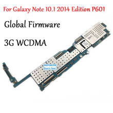 Placa base de desbloqueo de trabajo completo probada para Samsung Galaxy Note 10,1, edición 2014, P601, SM-P601, Panel electrónico de circuito lógico WCDMA 2024 - compra barato