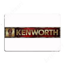 Kenworth caminhão original vermelho e ouro prêmio placa de metal sinais pub garagem decoração da parede clube festa personalizar estanho cartazes 2024 - compre barato