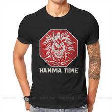 Badass camiseta hipster masculina, camiseta de algodão, estilo harajuku, hanma, yujiro, lubrificante, masculina, de tamanho grande 2024 - compre barato