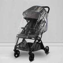 Waterproof Rain Cover Transparent Wind Dust Shield Zipper Open For Baby Strollers Pushchairs Raincoat Stroller Accessories 2024 - buy cheap