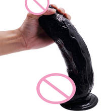 Pênis de brinquedo sexual realista, grande, 30*5.8cm, grande, grande, erótico, para mulheres, copo de sucção, pau, inserção, produtos sexuais 2024 - compre barato