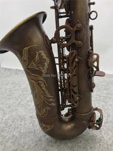 new Retro Alto Saxophone New Brass Antique Copper Eb Tune E Flat Musical Instrument Sax with Case Mouthpiece 2024 - buy cheap