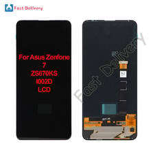 Para asus zenfone 7 zs670ks i002d display lcd de toque digitador da tela assembléia para asus zs670ks lcd substituição peças acessórios 2024 - compre barato