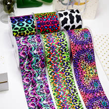 DIY Cartoon Leopard Printed Grosgrain Ribbon For Craft Supplies Sewing Accessories 5 Yards. 20561 2024 - buy cheap