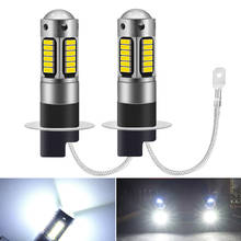 Bombillas antiniebla delanteras para coche, antiniebla lámpara LED de alta calidad H3 H1, 6000K, 880, 881, luces de circulación diurna, 2 uds. 2024 - compra barato
