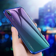 Phone Case for Huawei P30 Lite Nova 3 3i 5 5i P20 P30 Pro P10 Mate 20 Smart Z 2019 Soft Transparent TPU Silicone Plating Case 2024 - buy cheap