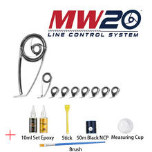 ATC 5.7g Microwave MW20 Control Line System Spinning Guide Set Guide Glue DIY Bass Rod Building Component Repair Accessory 2024 - buy cheap