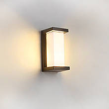 Luz LED de pared para exteriores con Sensor de movimiento, lámpara impermeable para valla de jardín, AC90-260V y apliques 2024 - compra barato