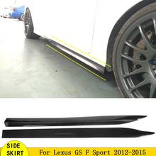 Carbon Fiber Car Door Side Sill Aprons Side Skirts for Lexus GS Standard F Sport Sedan GS350  Body Kit Spoiler 2012-2015 2024 - buy cheap