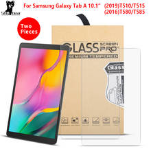 2PCS Tempered Glass for Samsung Galaxy Tab A 10.1 2019, SM-T510 T515, Screen Protector Film for 2016 Tab A 10.1" T580 T585 2024 - buy cheap