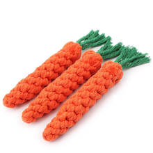 pet dog products Teddy dog toys carrots puppy teeth bite resistant knots toys, pet supplies Bite chew dog toy Bite Toys 2024 - buy cheap