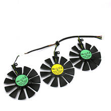 T129215SU T129215SM Graphics Card Fan Video Card Cooler Fan Cooling Fan for ASUS Strix GTX 1060 1070 1080 2024 - buy cheap