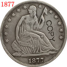 USA 1877 P,CC,S  SEATED LIBERTY HALF DOLLAR COPY COINS 2024 - buy cheap