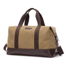 Bolso de lona a la moda, bolsa de hombro de gran capacidad para gimnasio, bolsa de mensajero de mano para exteriores, bolsa de viaje 2024 - compra barato