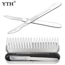 YTH Carbon Steel Blades Surgical Scalpel Blades Replaceable Repair Phone Paper Cut Multifunction Sculpture Carving Knife Scalpel 2024 - buy cheap