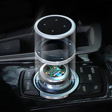 Tapa de cubierta de botón de Control Multimedia de aluminio para BMW serie 1, 2, 4, 3, 5, X1, X3, X5, X6 GT, iDrive F30, E90, E92, E60, E61, estilo de coche 2024 - compra barato
