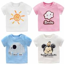 Children's T-shirt Summer For Girl Boy Kids Short Sleeve Shirts Child Baby Toddler Cartoon Printed Tee Tops Clothing Short Tees 2024 - buy cheap