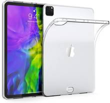 Funda de TPU suave para iPad pro, carcasa trasera transparente mate de 12,9, 2018, 2020, 12,9 pulgadas 2024 - compra barato