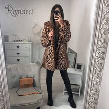 2020 Winter Women Leopard Printed Hooded Jacket Luxury Faux Fur Coat Fashion Warm  Elegant Outerwear Female Autumn Overcoat 2024 - buy cheap