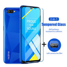 Cristal Protector 2 en 1 para Realme C3 C3I C11 X2 Pro X3, Protector de lente de cámara para Realme X50 Pro XT Narzo 10 10A, cristal de sistema 2024 - compra barato