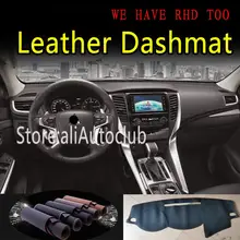 For Mitsubishi L200 Triton Strada Strakar Barbarian Fiat Fullback KJ KK KL G5 Leather Dashmat Dashboard Cover Dash Mat Carpet 2024 - buy cheap