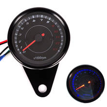 1PC LED Backlight 13000 RPM Tachometer Scooter Tacho Gauge Motorcycle Speedometer 2024 - buy cheap