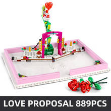 Mould King 10022 Creative Toys MOC Romantic Love Proposal Book Set Building Blocks Assembly Model Bricks Kids Gifts for Lovers 2024 - buy cheap