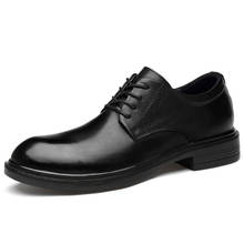 Обувь из натуральной кожи; Мужские модельные туфли; классические черные официальные туфли; мужские модные деловые туфли-оксфорды; мужские кожаные туфли; размер 47 2022 - купить недорого
