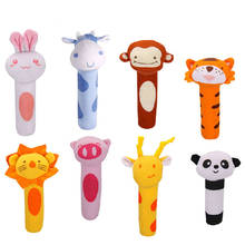 2018 Venda Quente Do Bebê Chocalhos Mobiles BB Bar BiBi Varas Gato Tigre De Pelúcia Boneca Macio Berço Cama de Suspensão do Brinquedo Animal boneca Toy Kids G0336 2024 - compre barato