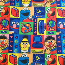 Cartoon Popular TV Program Sesame Guys Polyster Cotton Fabric for Home Textile Sewing Handmade Patchwork DIY Needlework Material 2024 - buy cheap