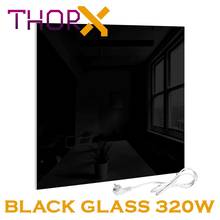 ThorX A320-B Infrared heater panel 320 Watts, 60x60 cm black glass carbon crystal technology 2024 - buy cheap