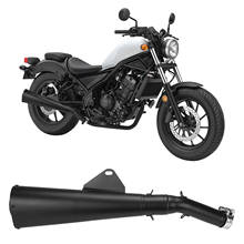 Para honda rebel cmx500 2021 escape da motocicleta silenciador tubo de escape deslizamento-em sistemas completos de aço inoxidável cmx500 300 2017-2020 2024 - compre barato