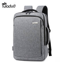 New Men Multifunction Anti Theft Backpack Laptop Usb Charging Backpacks Bookbag Waterproof Male Schoolbag Business Travel Bags 2024 - buy cheap