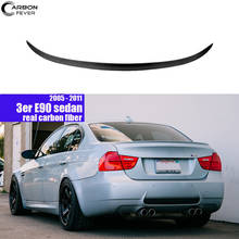 E90 Carbon Fiber Spoiler Car Styling Rear Wing Deck Lid Spoiler for BMW 3 Series 2005 - 2011 4-Door Sedan 2024 - buy cheap