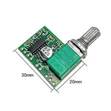 Pam8403 mini módulo de placa amplificador digital com potenciômetro do interruptor, 5v canal duplo 2x3w usb alimentado placa de amplificador de áudio 2024 - compre barato