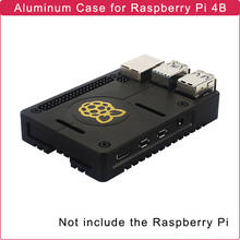 Чехол для Raspberry Pi из алюминиевого сплава с ЧПУ, ультратонкий металлический корпус, Пассивный охлаждающий корпус 3,5, вариант ЖК-дисплея для Raspberry Pi 4, Модель B 2024 - купить недорого
