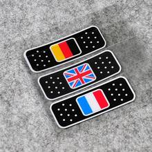 2pcs Car Styling Vinyl Decals Band Aid Hurt National Flag Italy Germany France China Phone Helmet Stickers 2024 - buy cheap